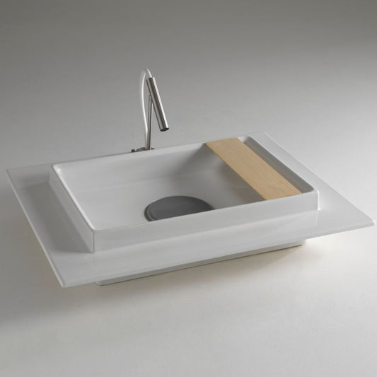 Wide Square Sink