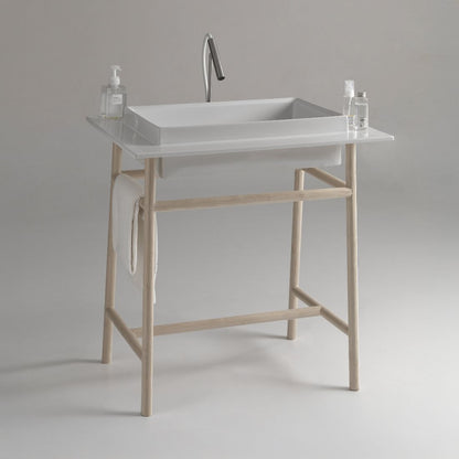 Wide Square Sink