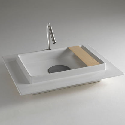 Wide Square Sink