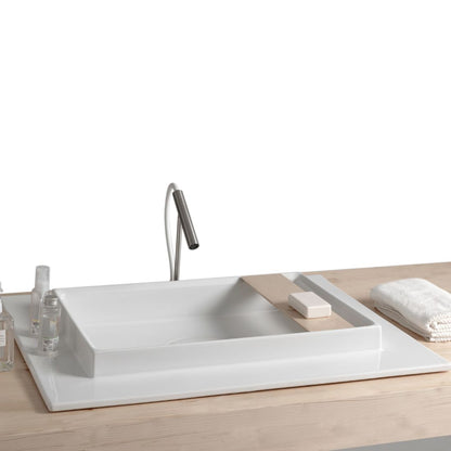 Wide Square Sink